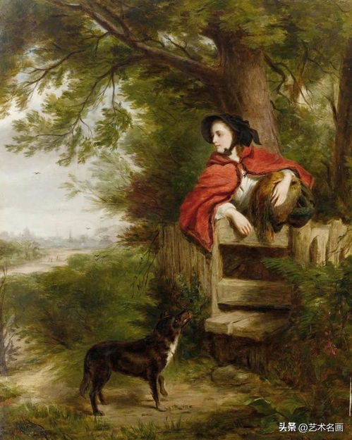 威廉·鲍威尔·弗里斯的古典优雅英国人物油画的唯美典范