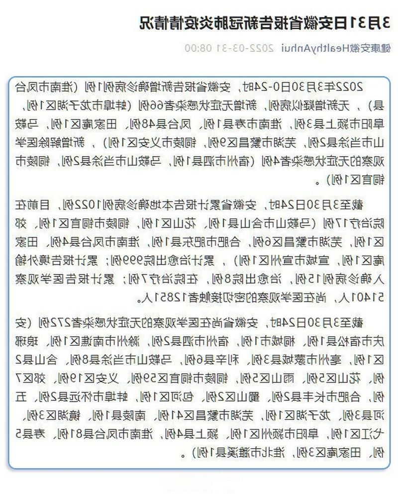 2022年3月15日古城区新增确诊病例情况